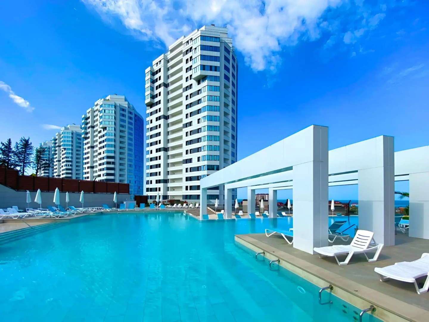 Квартира Студия с Шикарным Видом на Море Магнолия