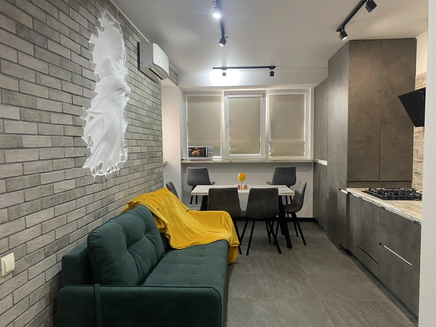 Квартира C шикарным видом на горы