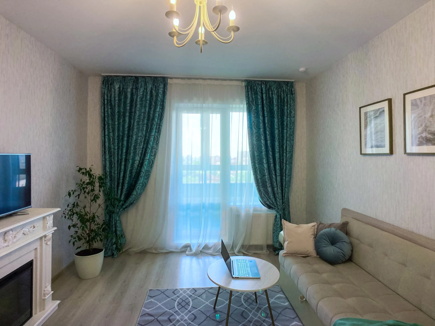 Apart59 | Классические двухкомнатные апартаменты SHARMAN с камином