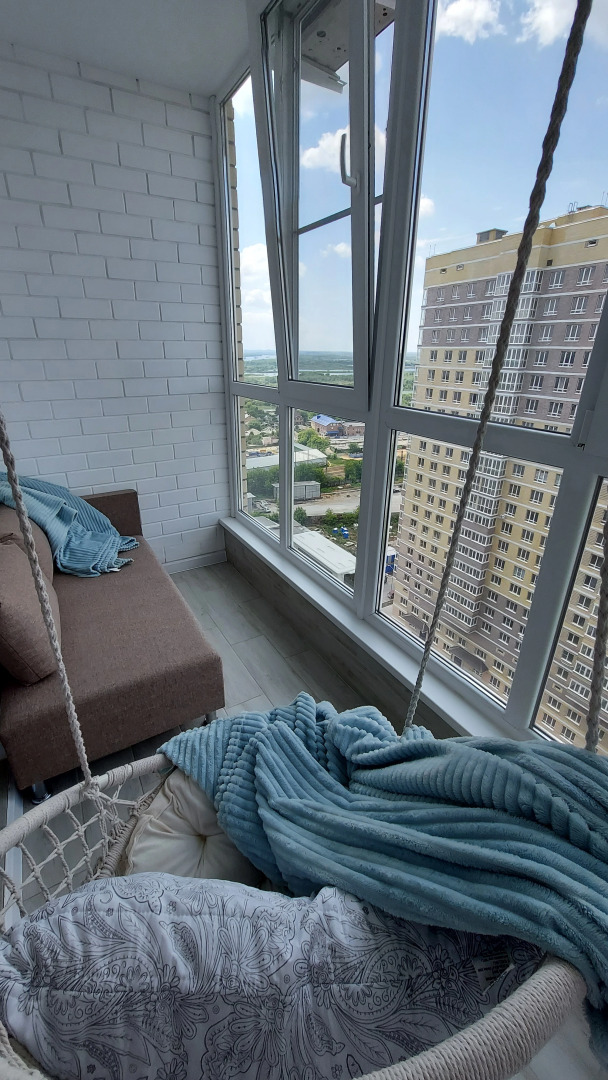 Апартаменты студия с видом на Дон с 17 этажа