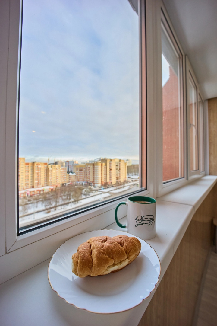 Квартира Просторная 2Комнатная с Видом на Город