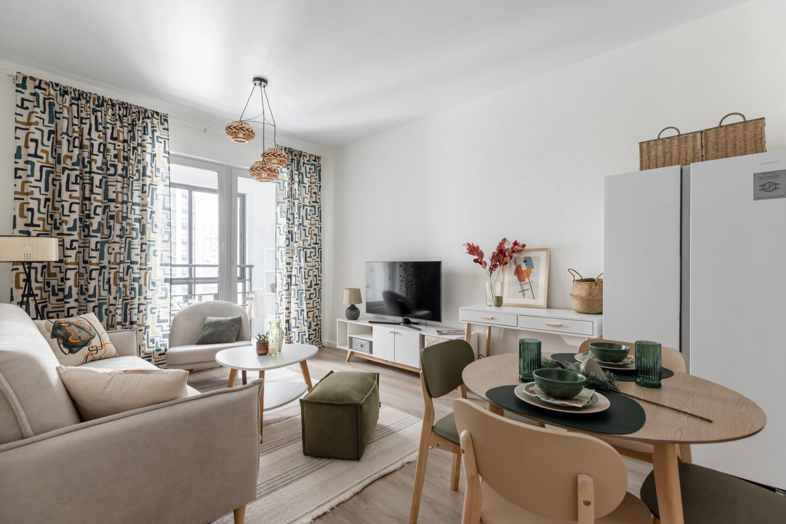 Квартира В Стиле Сканди Бохо