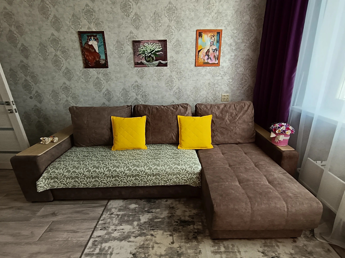 Квартира Уютная 2-Комнатная со Всем Необходимым для Проживания
