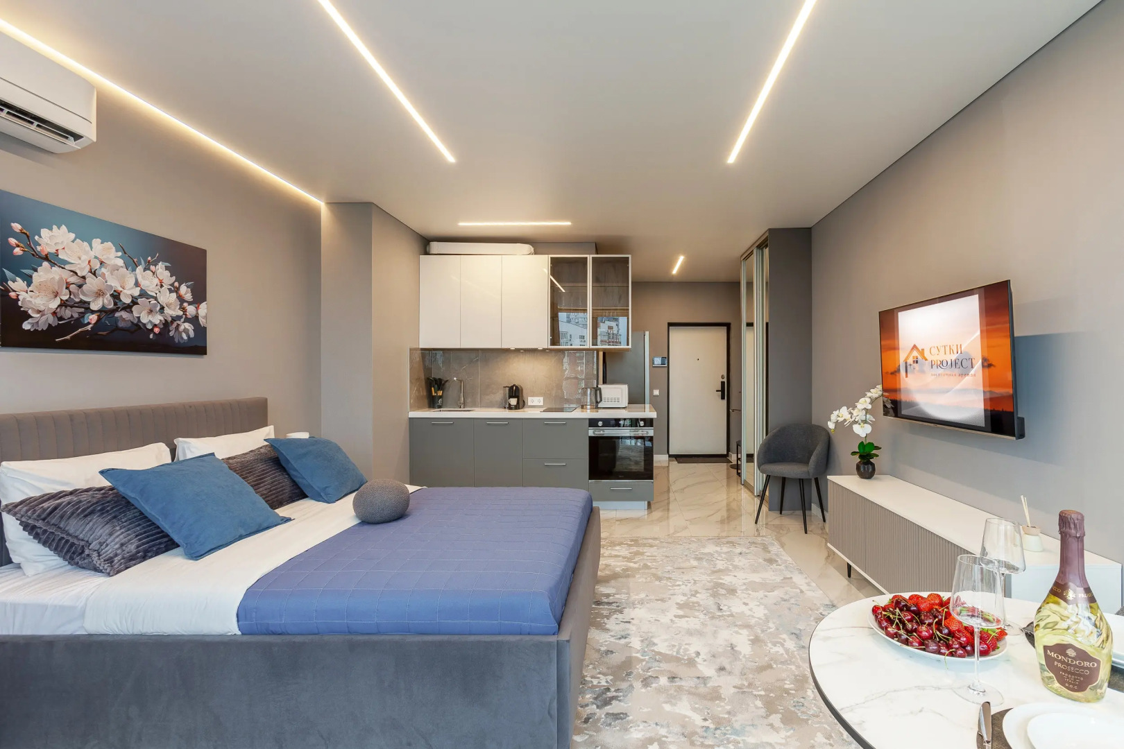 Квартира Nebo - Новая Студия в ЖК Галактика Центр Города