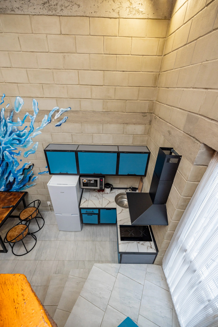 Двухуровневая квартира с сауной Огонь-Вода