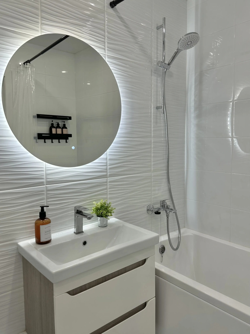 Апартаменты Happy Cream Студия в Доме Комфорт Класса Недалеко от Центра Казани