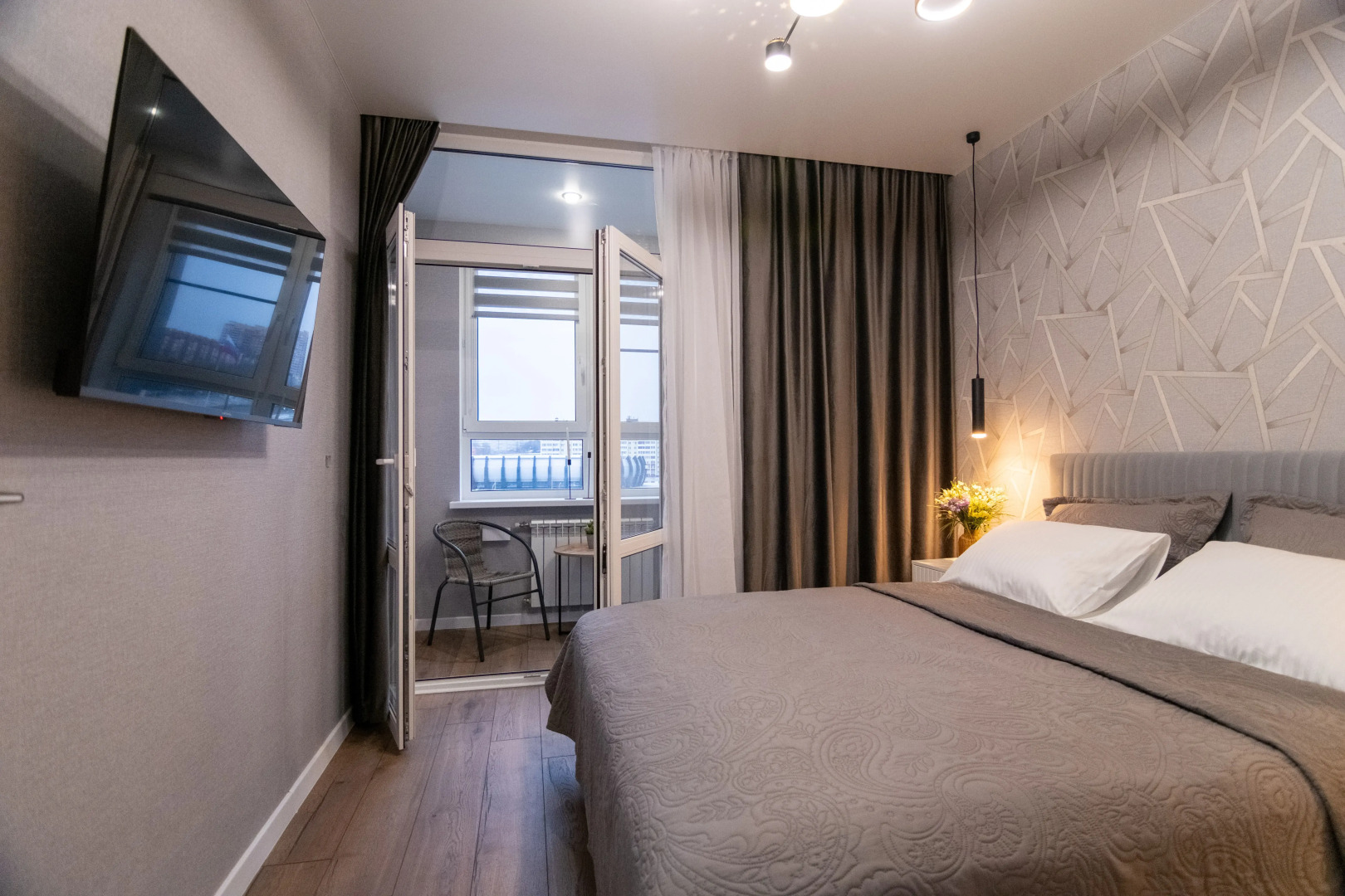 Апартаменты стильная на троих