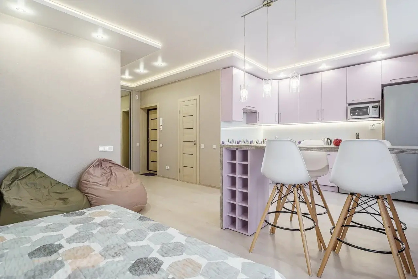 Апартаменты В новостройке на высоком этаже