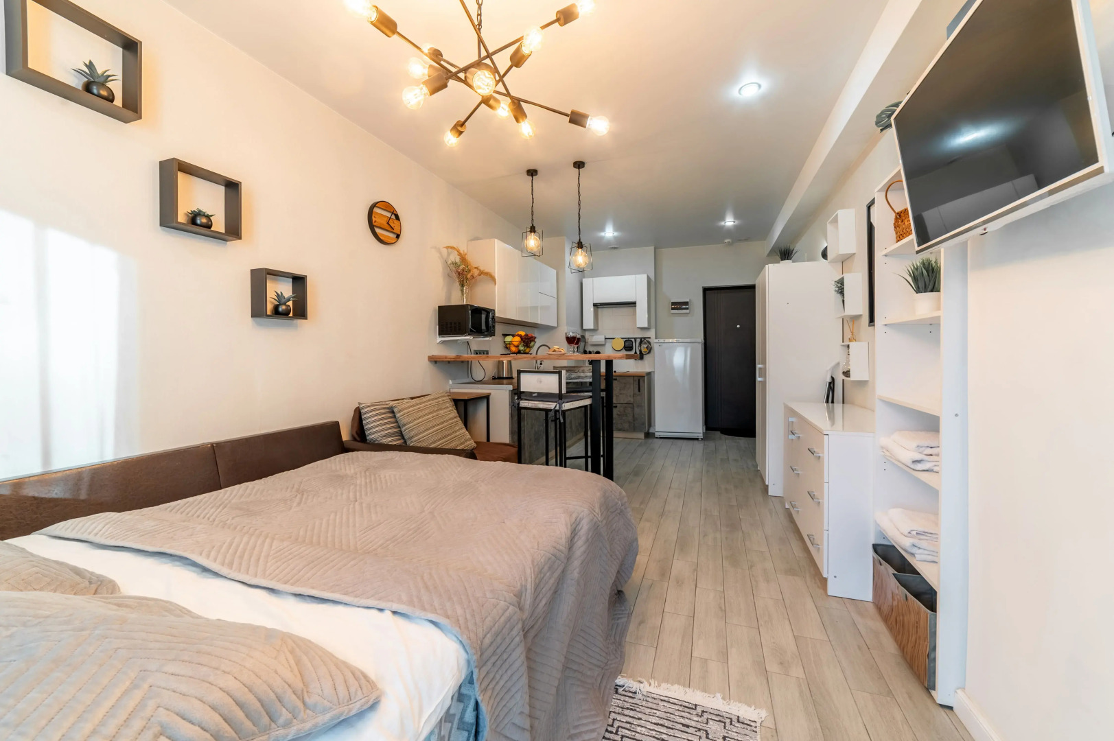 Апартаменты Sun city apartments ЖК Сокол с балконом