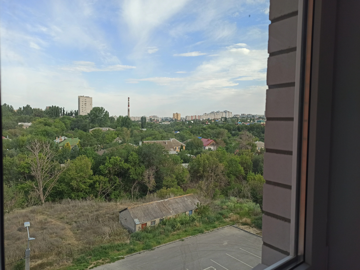 Квартира с видом на пойму реки Царица