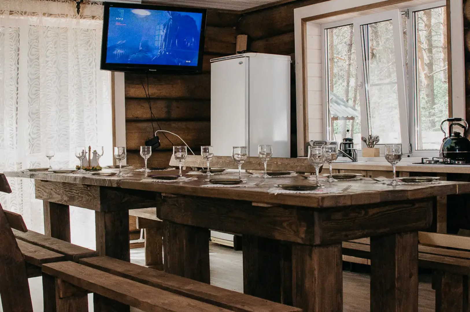 Частный дом в лесу у реки Пра на первой береговой линии