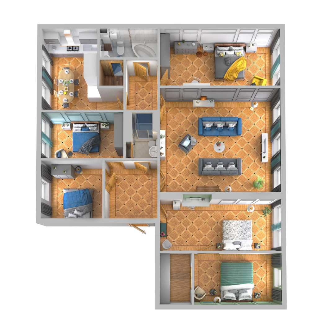 Апартаменты Minin Apartments у Эрмитажа 200 кв.м.