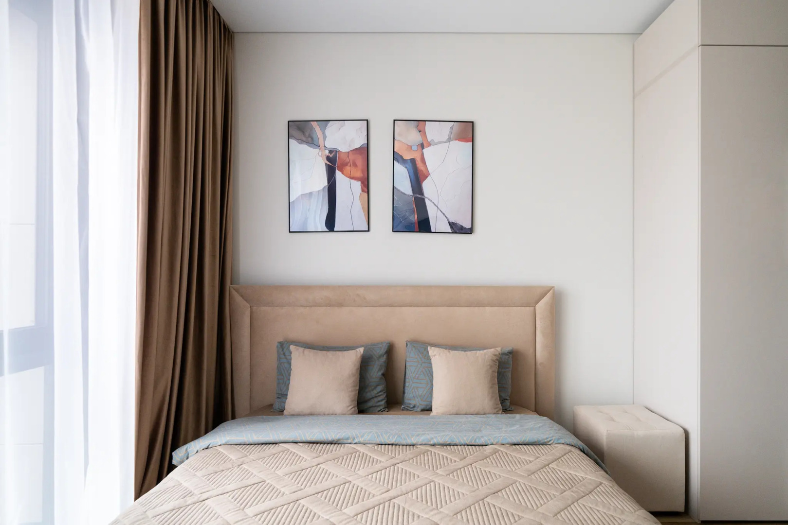 Апартаменты Студия Классическая с Видом на Город ЖК Метрополия Башня Афины