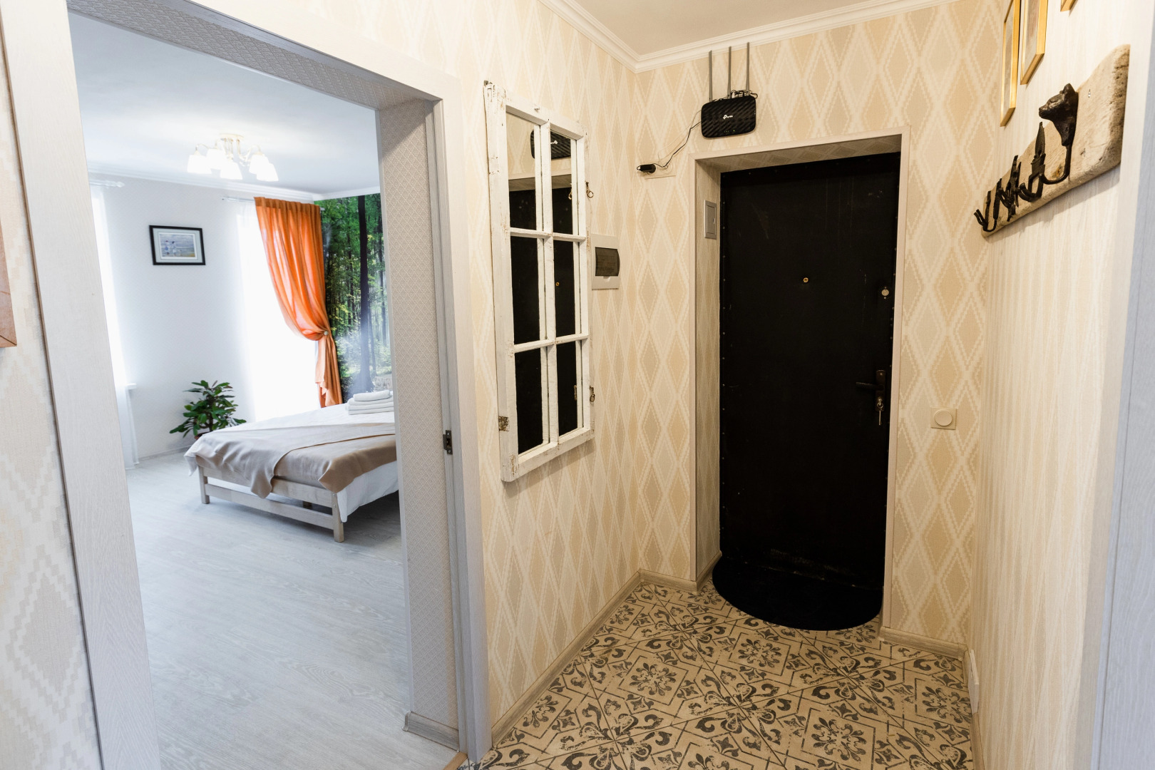 Апартаменты на пешеходной улице с 2-мя спальнями