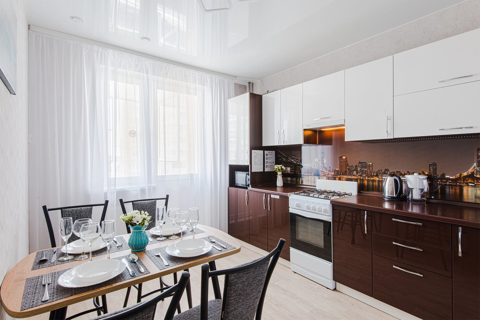 Квартира 1-к недалеко от залива на Радужной 5 от RentAp, 4 сп.места