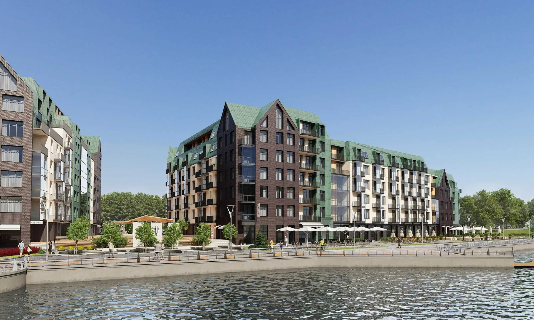 Апартаменты  KenigDeluxe Жк Рыбная Деревня