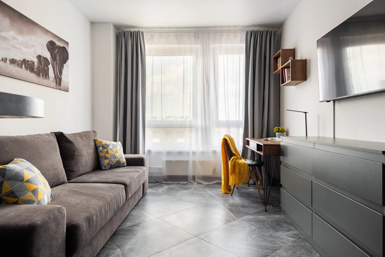 Квартира со слонами. Видовая. Высокий этаж