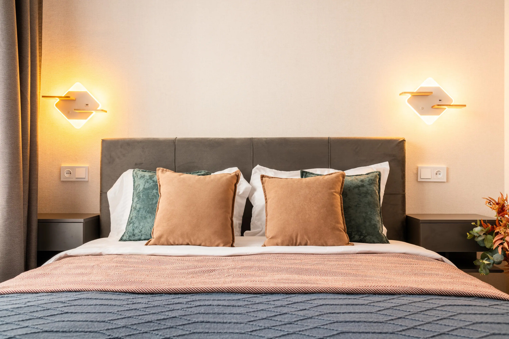 Квартира Евродвушка в природных тонах