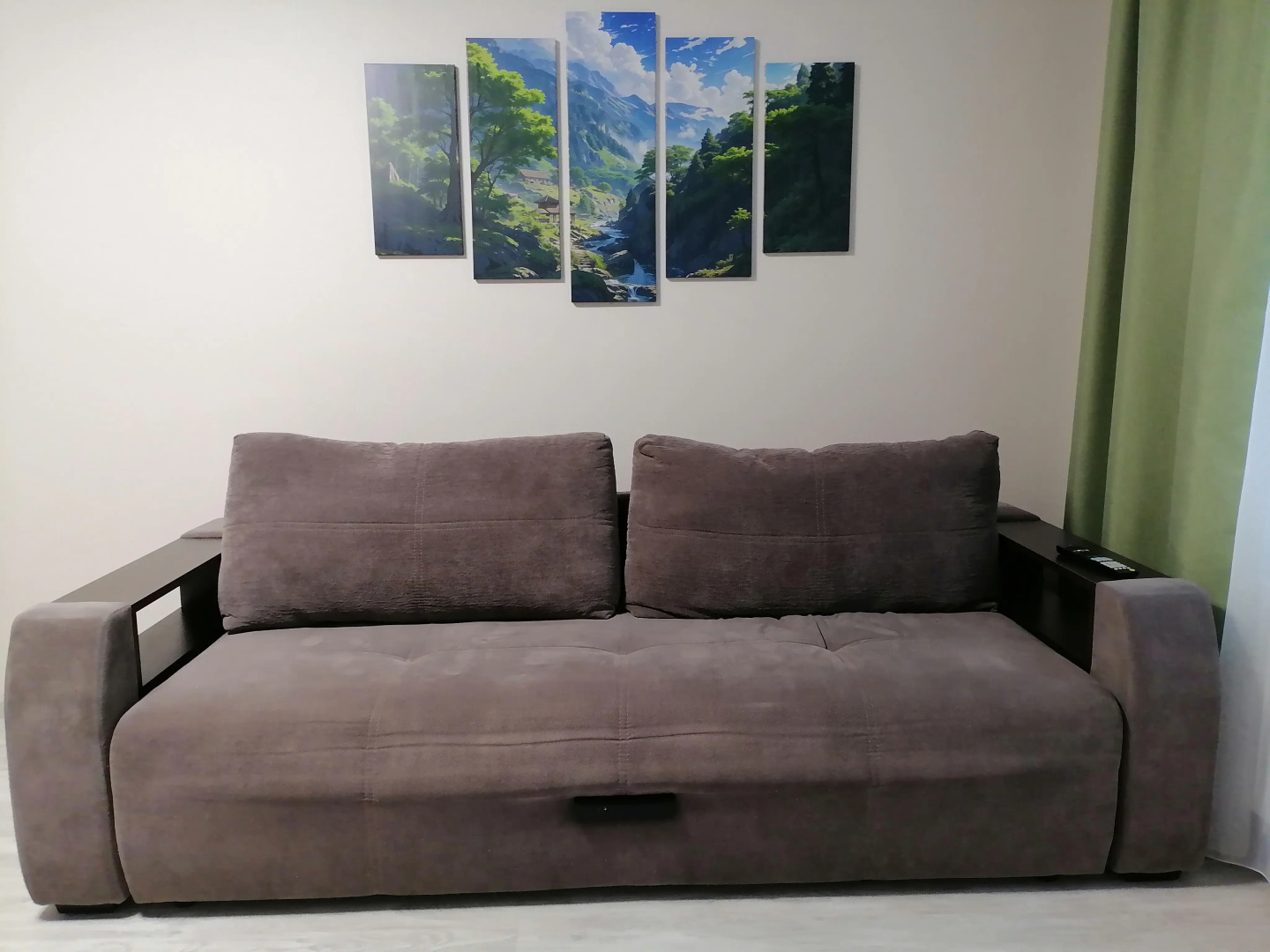 Квартира однокомнатная 36 м² 2 кровати