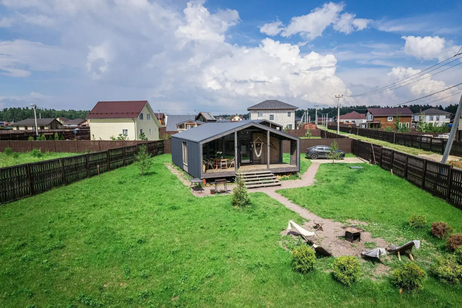 Частный Дом с сауной и панорамным видом в поселке бизнес-класса