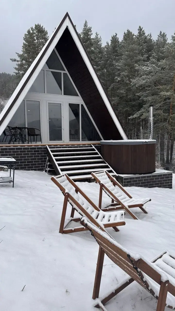 Шале с потрясающим видом на горы в Камлакское