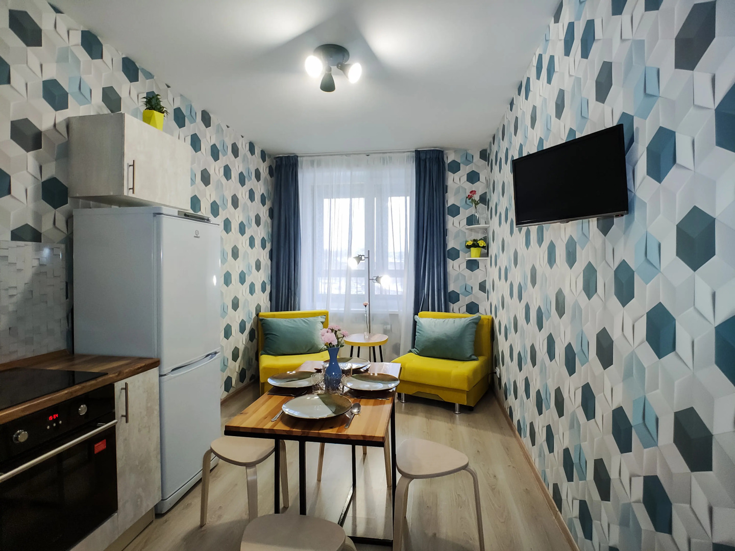 Апартаменты  Apart59 | Четырехместные апартаменты FORREST у парка Горького