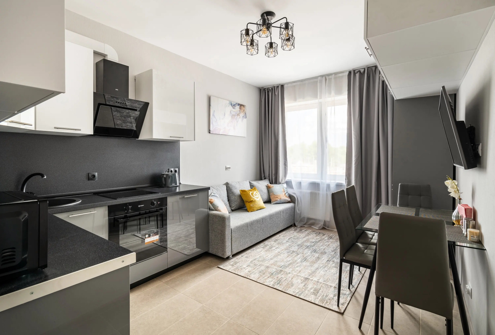 Апартаменты GLOBALSTAY. Новая 3-хкомн квартира с Сауной в доме Бизнес Класса ЖК Терра