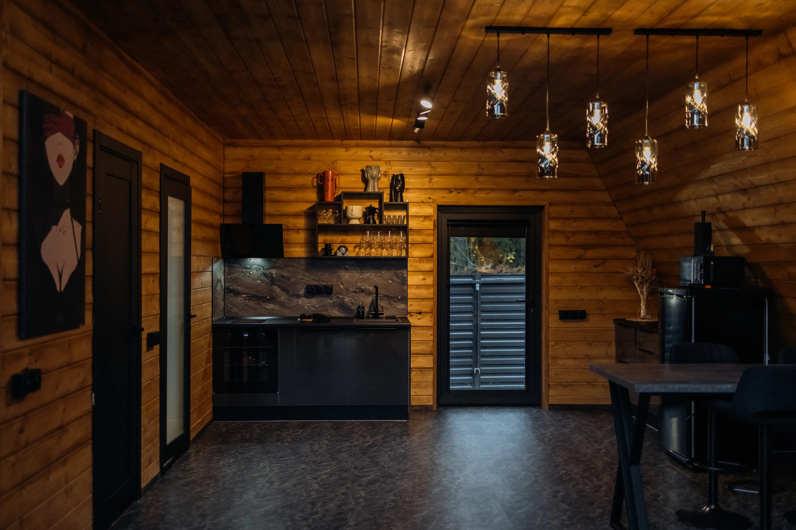 Частный дом A-frame Ванхейм с сибирским чаном