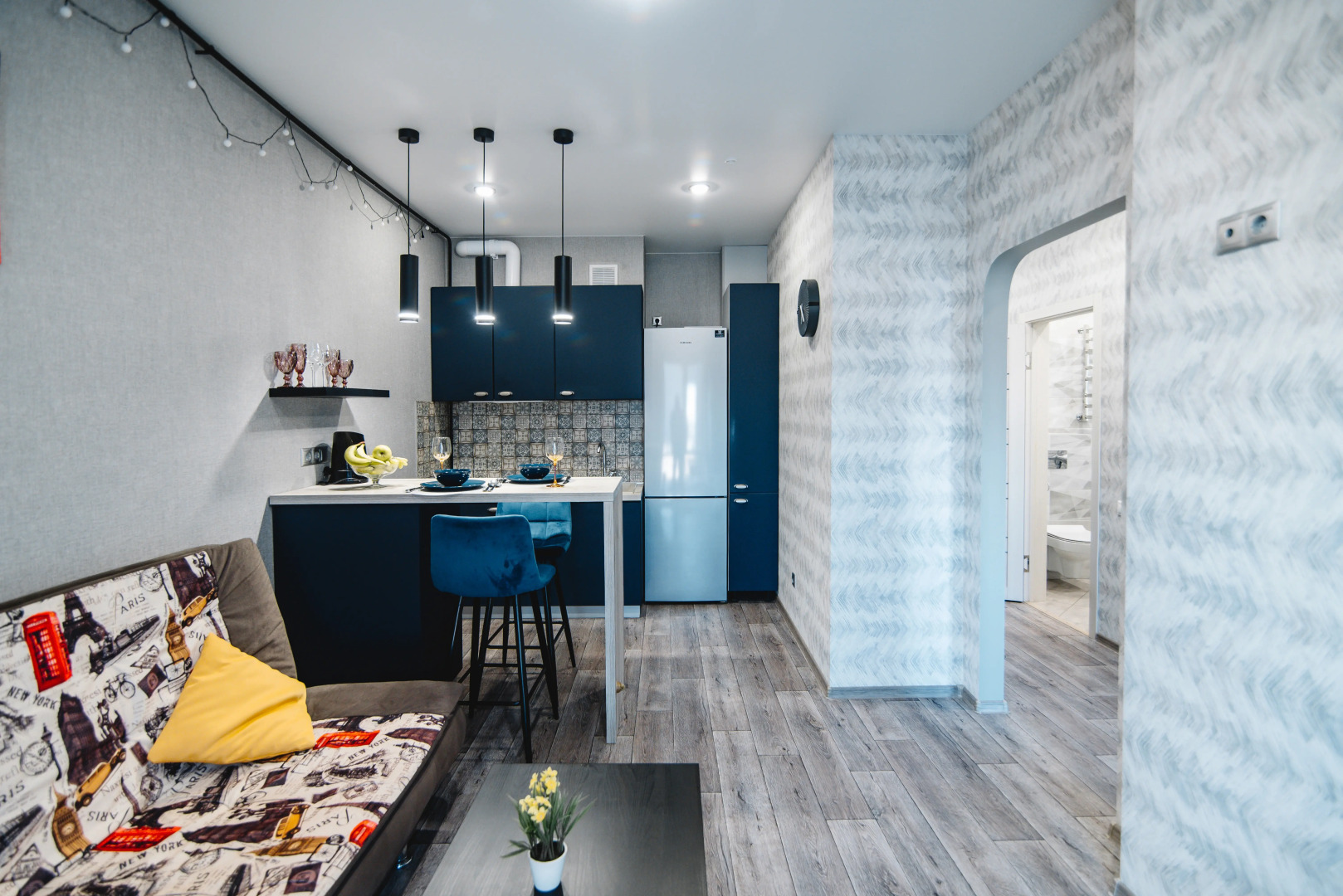 Квартира Уютная однокомнатная