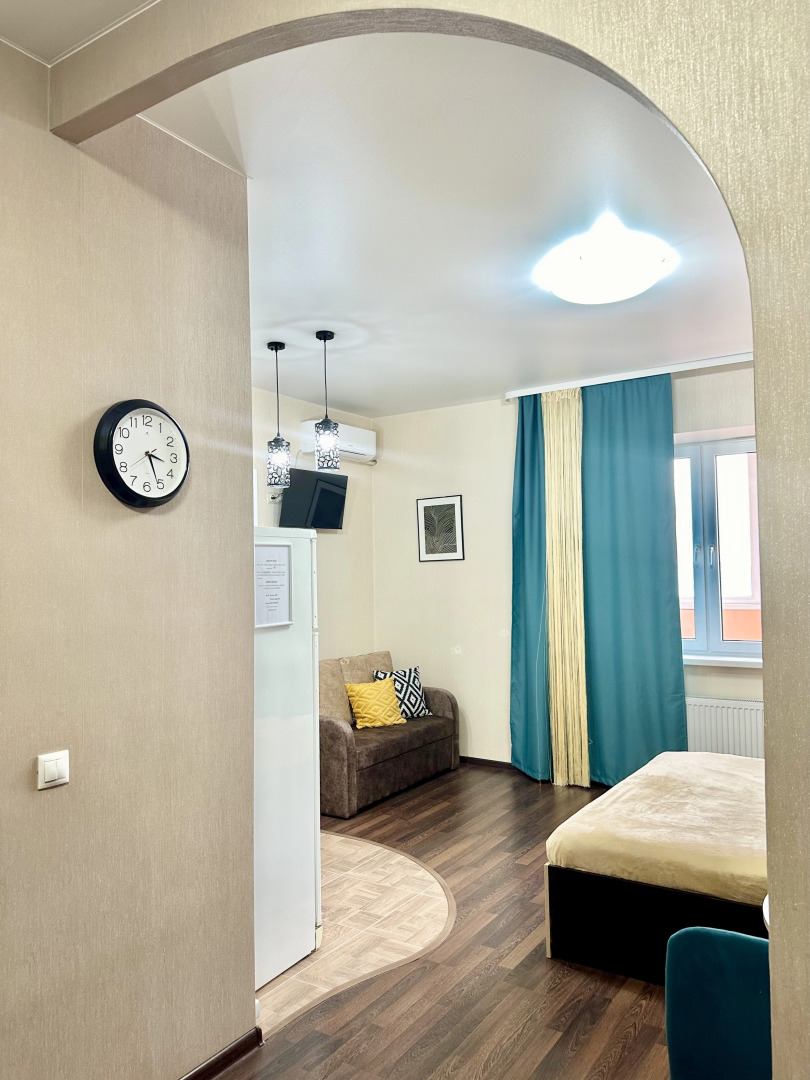 Квартира-студия с красивым видом на город