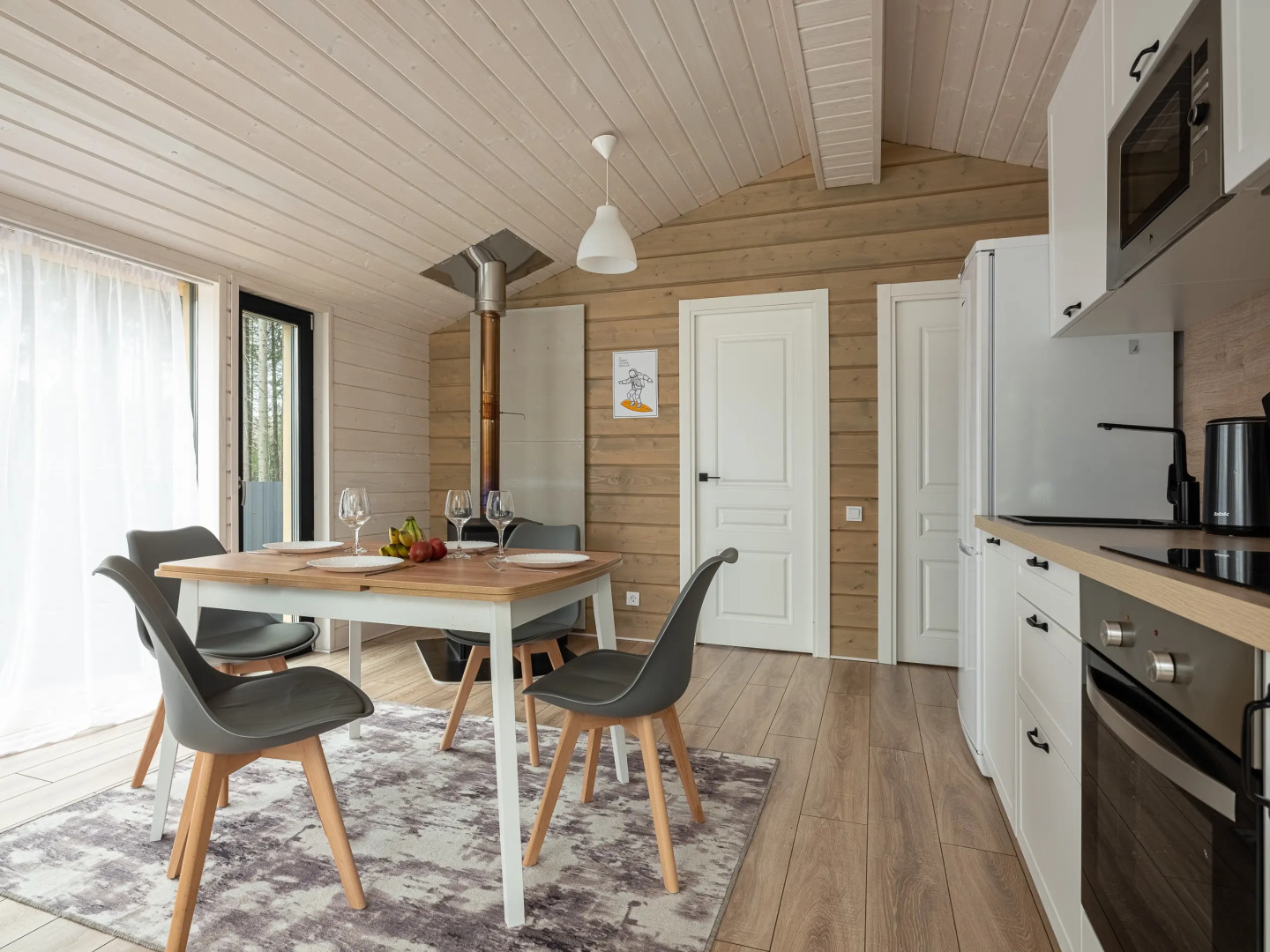 Частный дом с баней и чаном