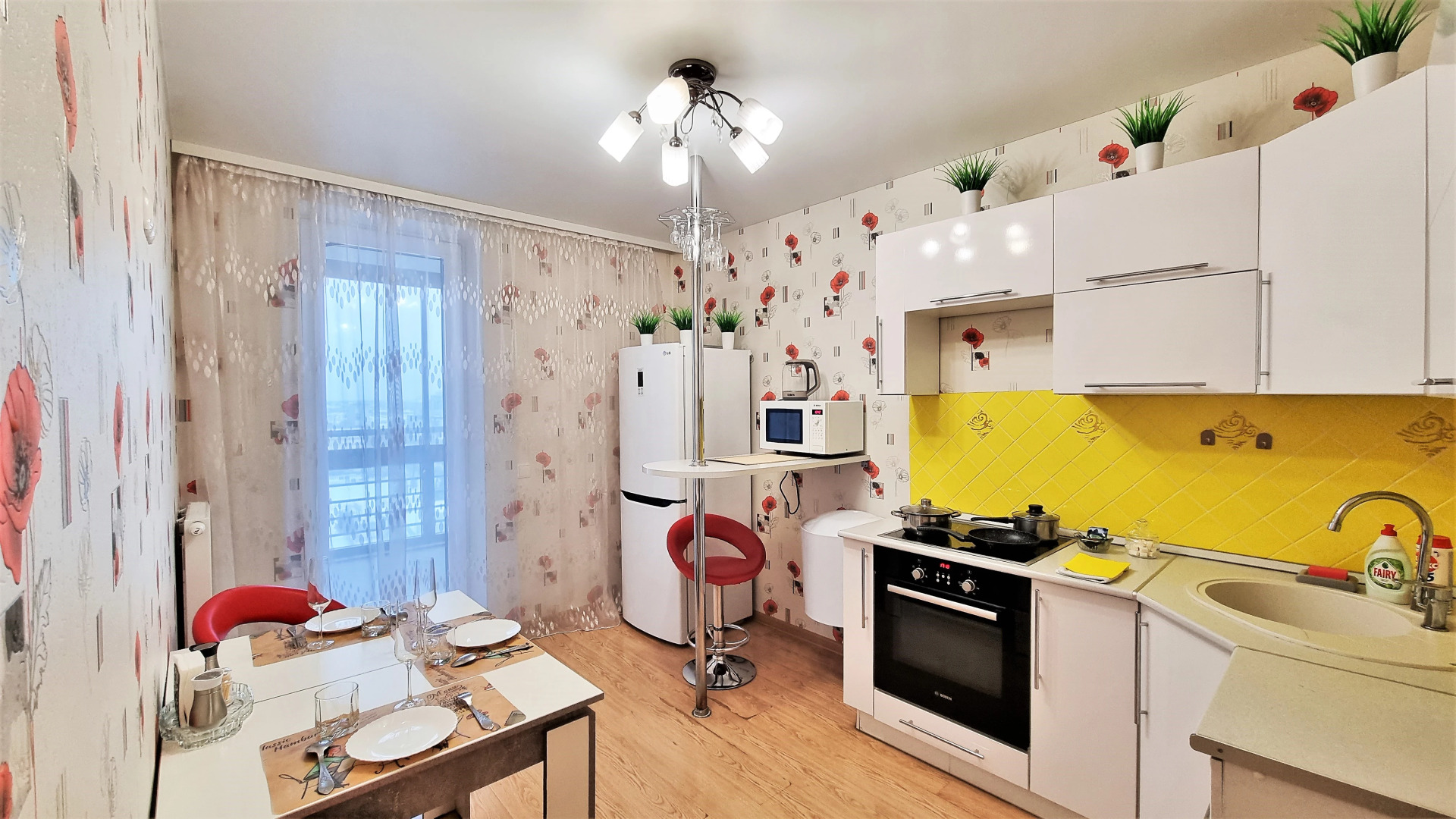 1-комн. трехместные апартаменты в ЖК "Новин"