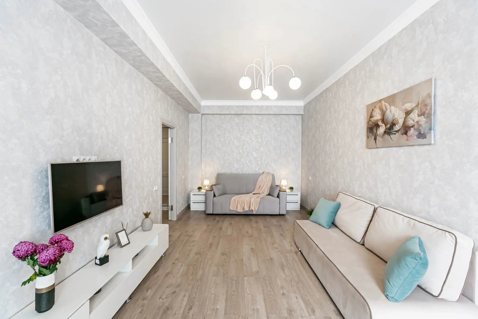 Апартаменты Двухкомнатная квартира у парка