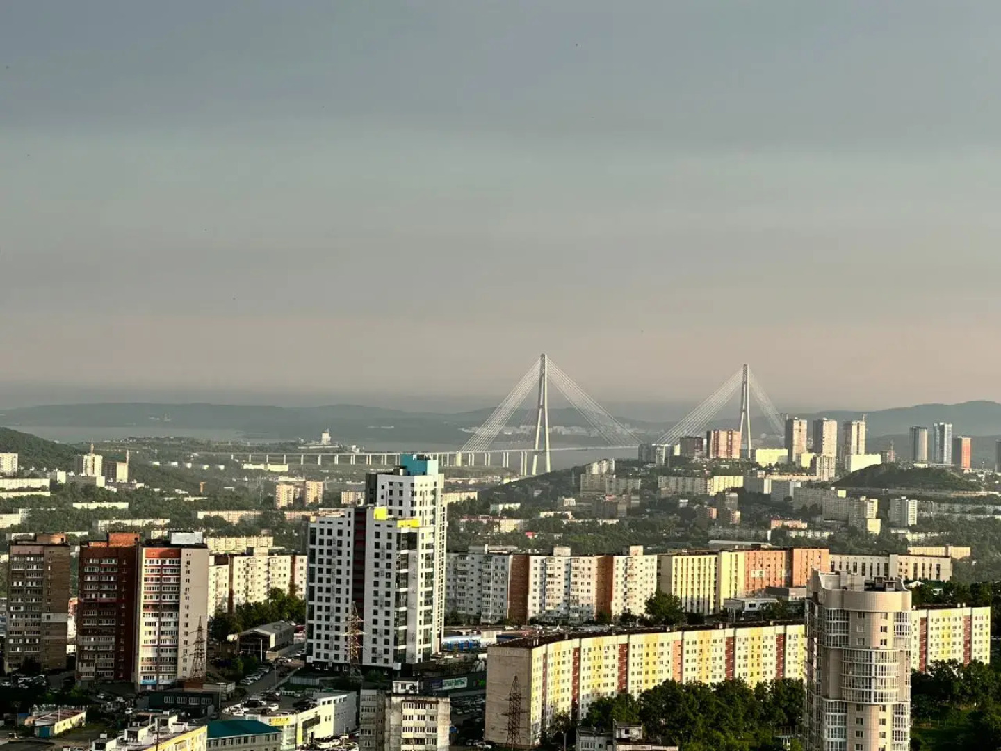 Апартаменты с видом на море и мосты