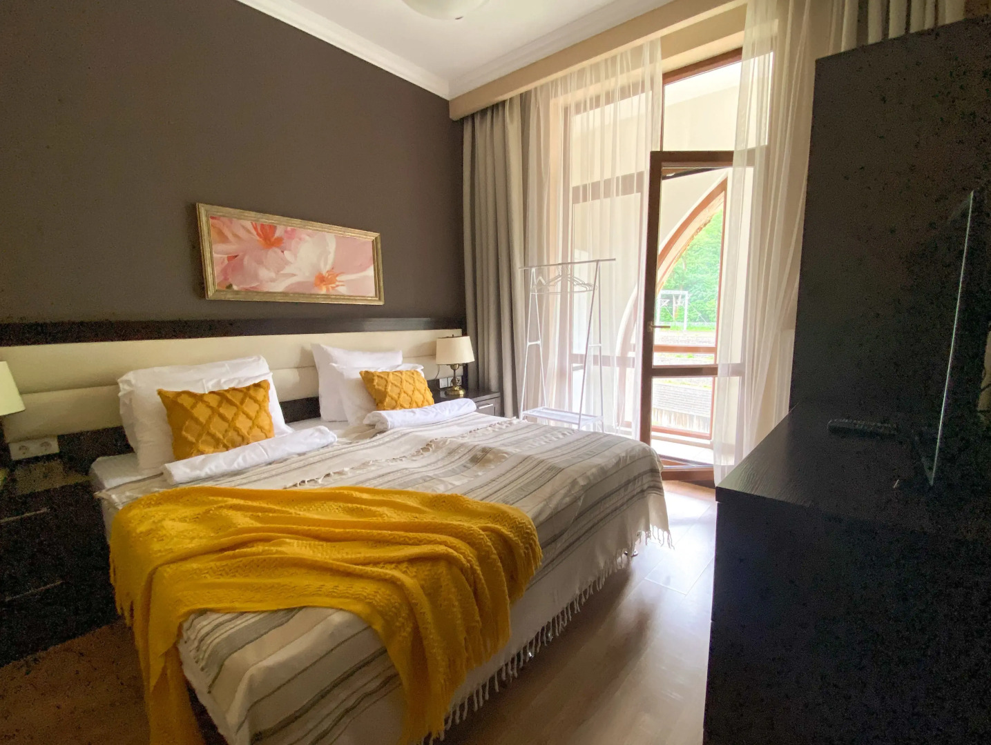 Однокомнатная квартира с Видом на Горы в 300м от Подъёмника