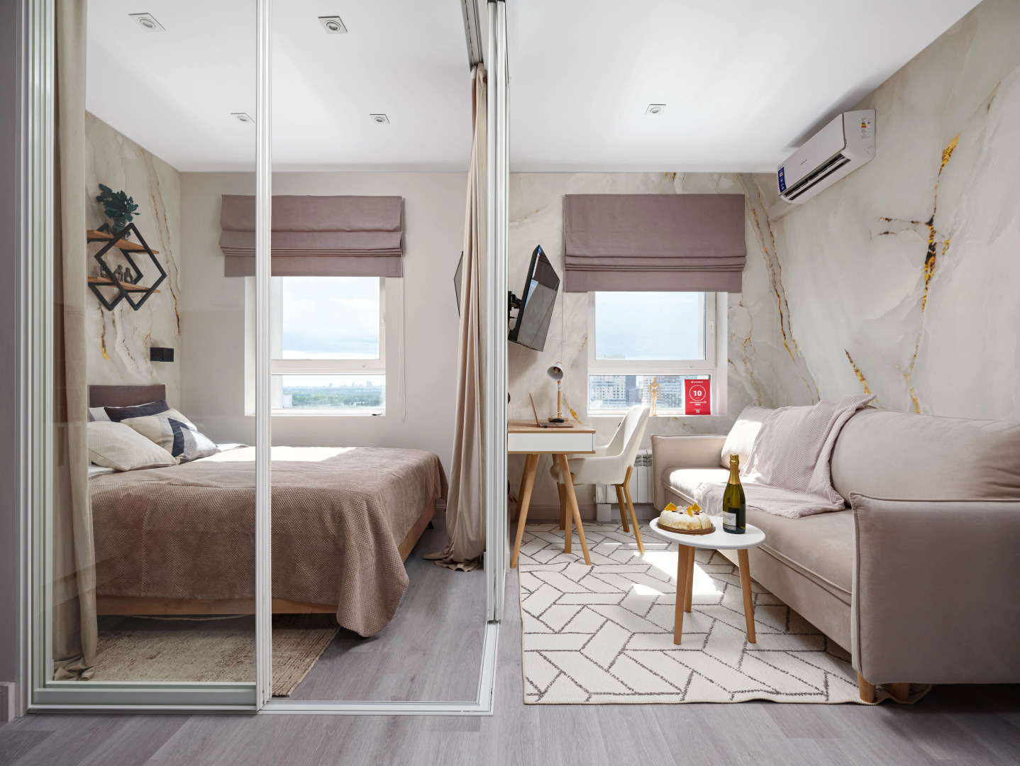 Апартаменты ДВА ГОРОДА у метро Спартак