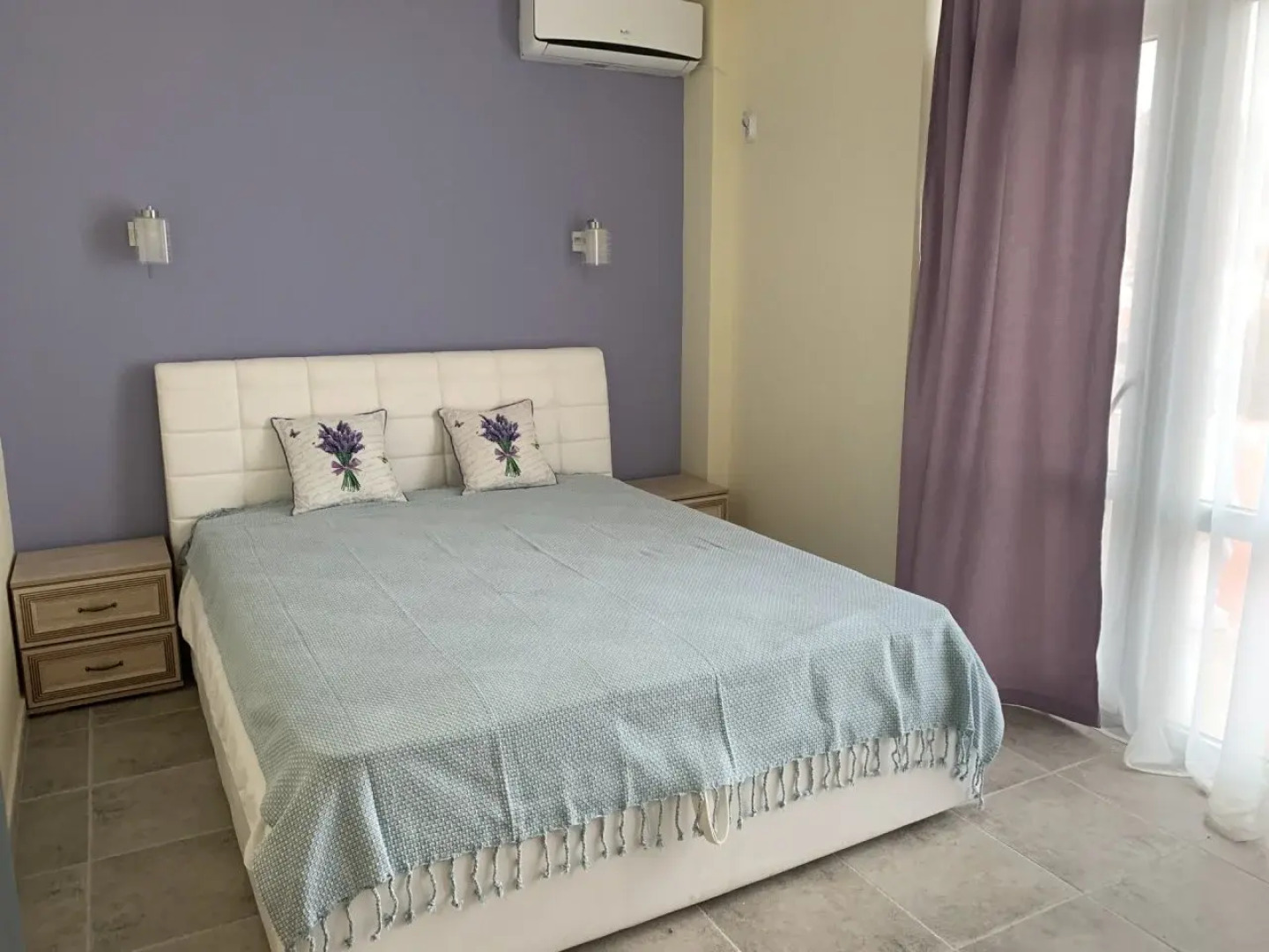 Апартаменты Лаванда  двухкомнатные с балконом и видом на море