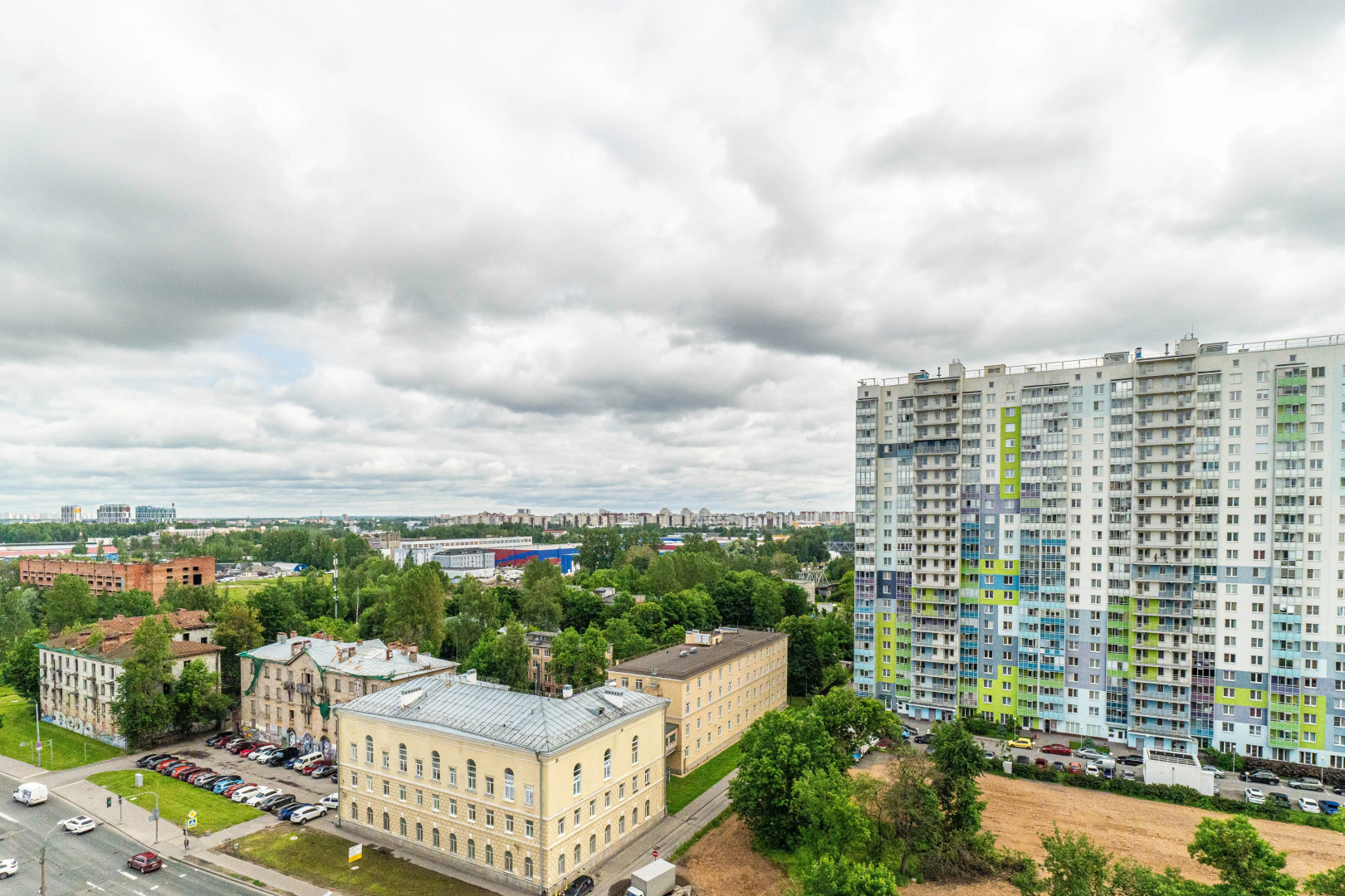 Apartment GLOBALSTAY. Новая студия Ладожский Авенир 10 мин м. Ладожская