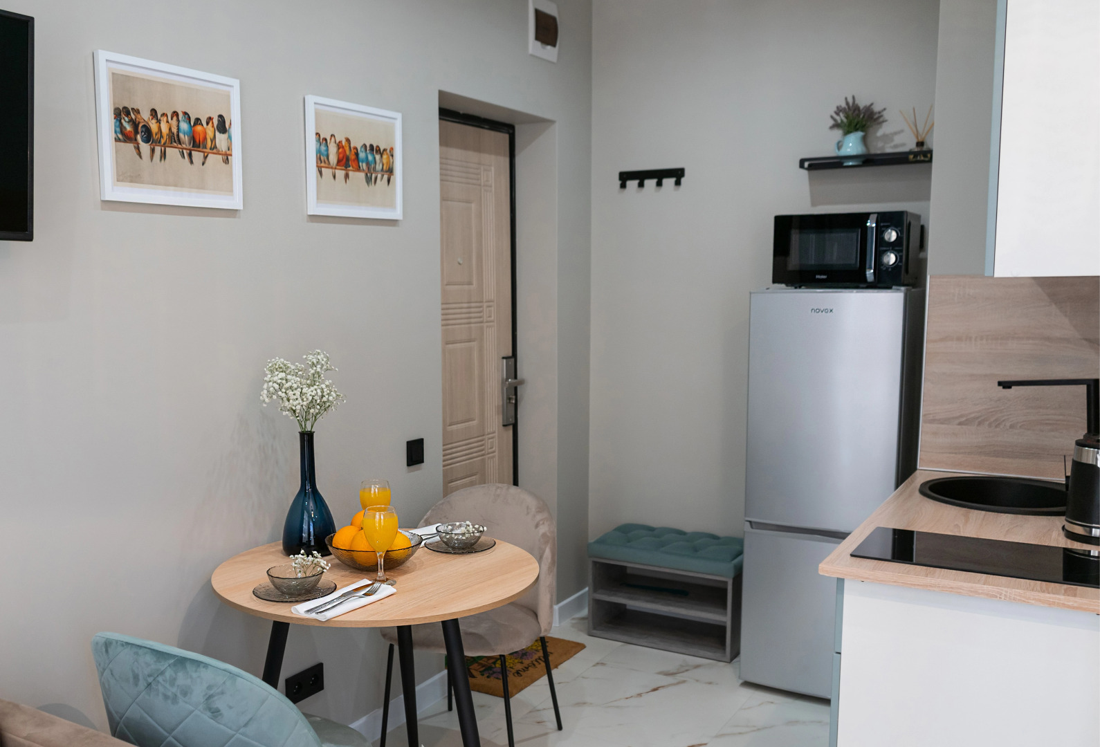 Апартаменты уютные Морент с балконом в ЖК Сорренто Парк