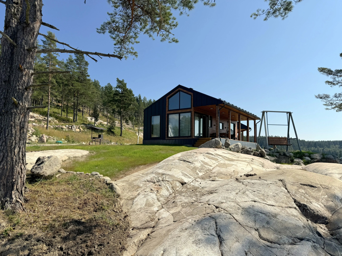 Частный дом Домики Ихоярви на озере (дом 3)