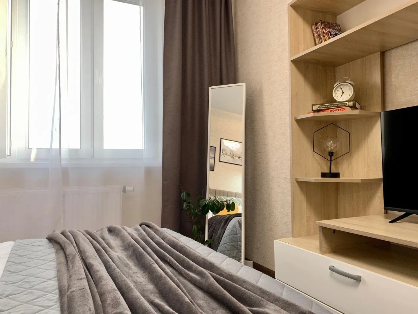 Квартира Алмаз Сити Огни Автозавода Мокко