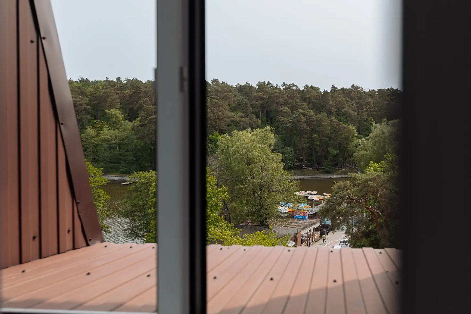 Квартира Просторная квартира с видом на озеро