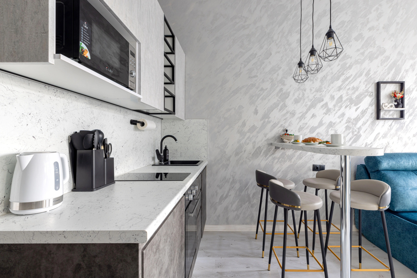 Квартира Дизайнерская Grey Room у Невского проспекта