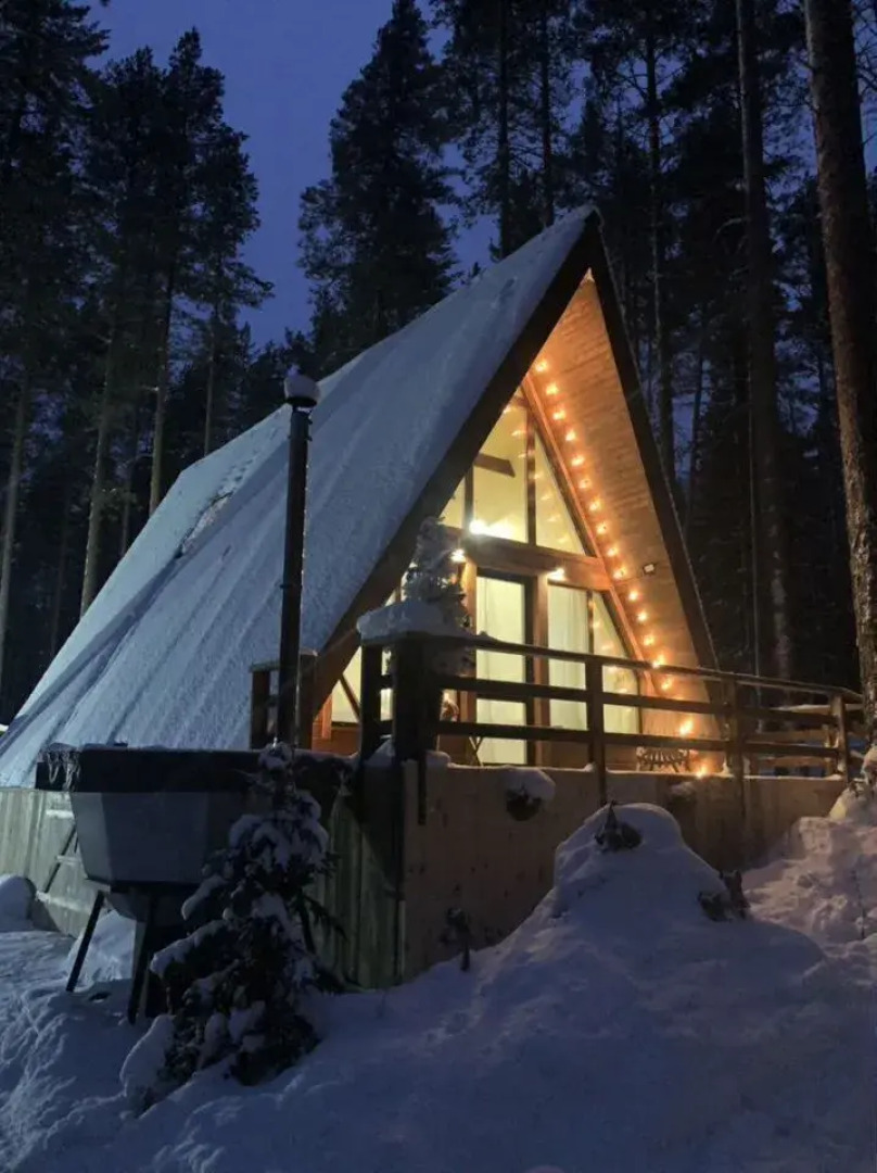 Частный дом Уютный дoм A-frame