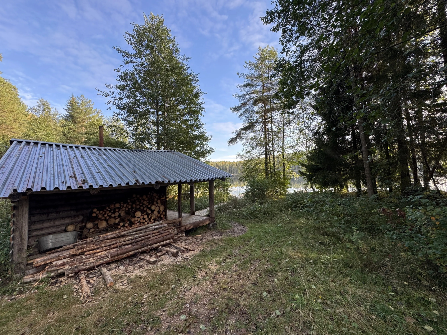 Частный дом Ретро-дача в Карельской деревне