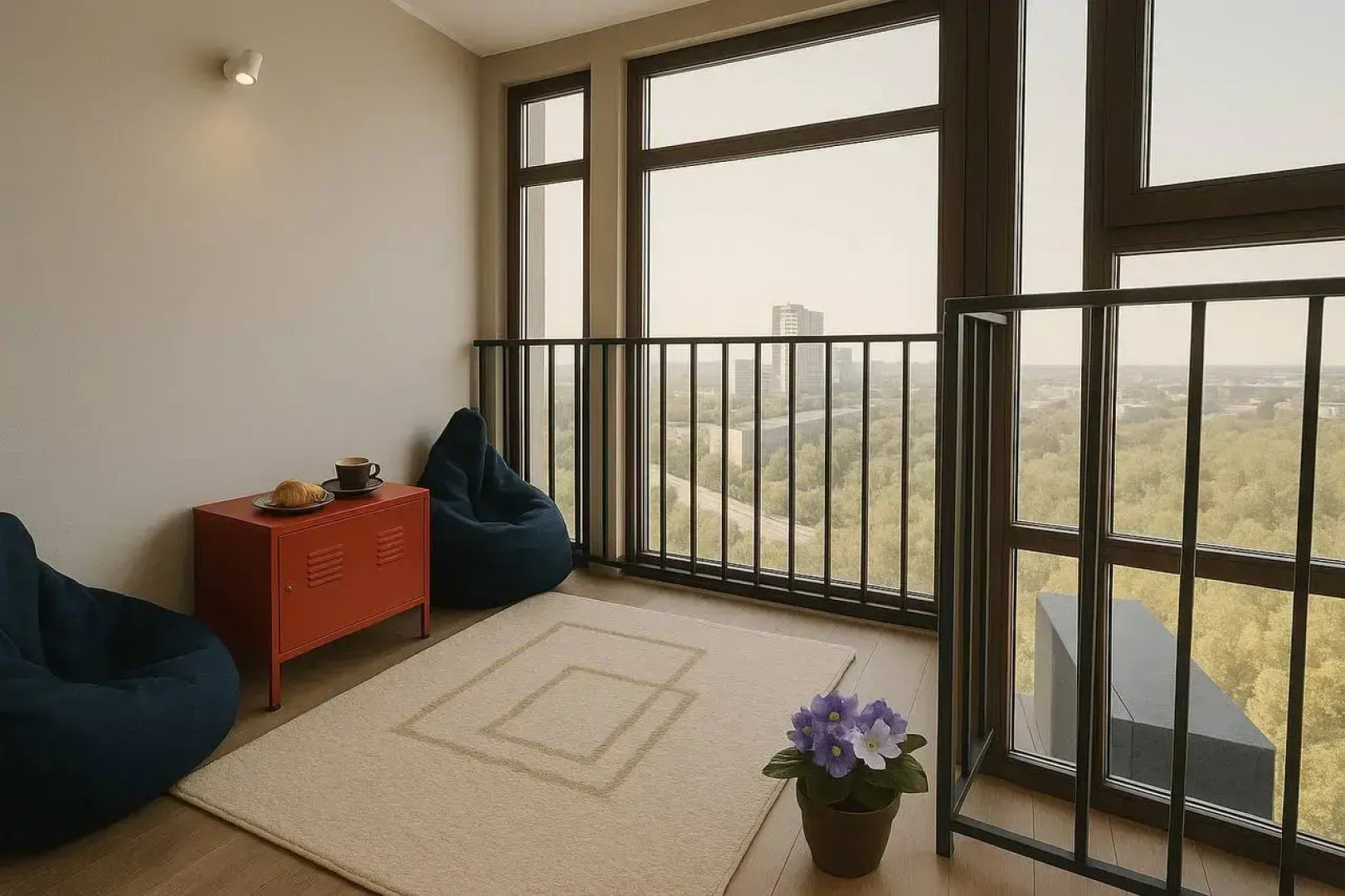 Апартаменты Метро Аметьево с панорамным видом на Казань