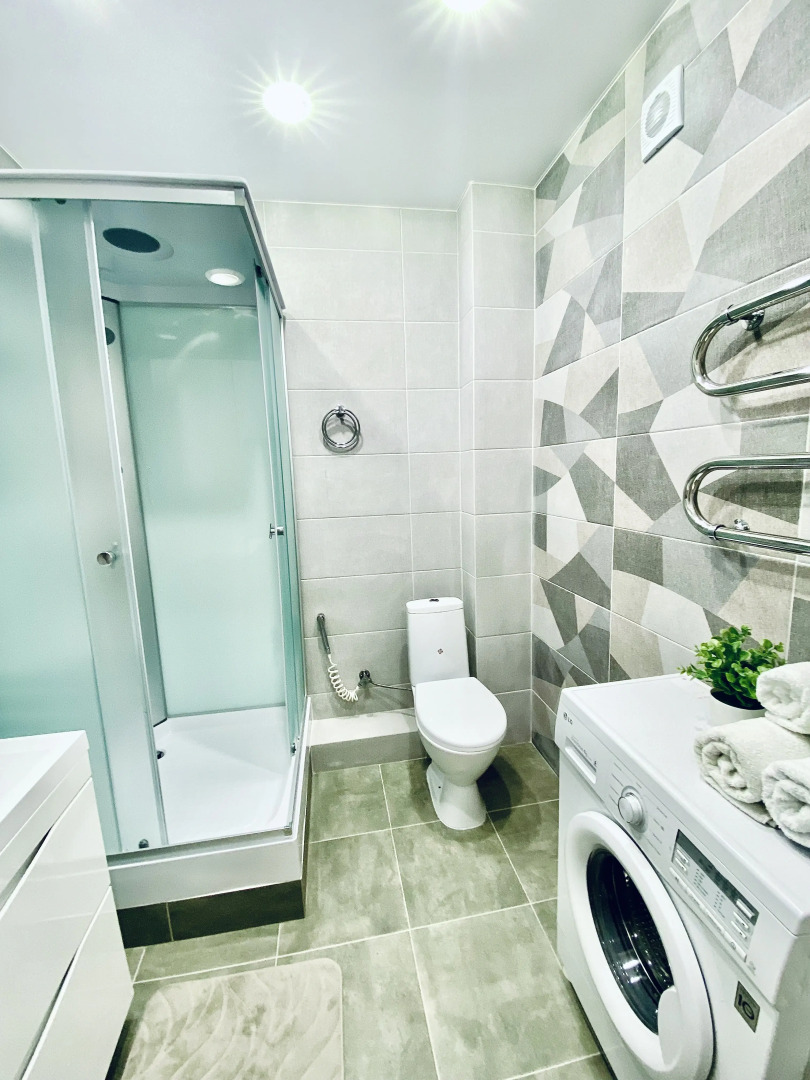 Квартира Уютная однокомнатная с видом на парк и озеро