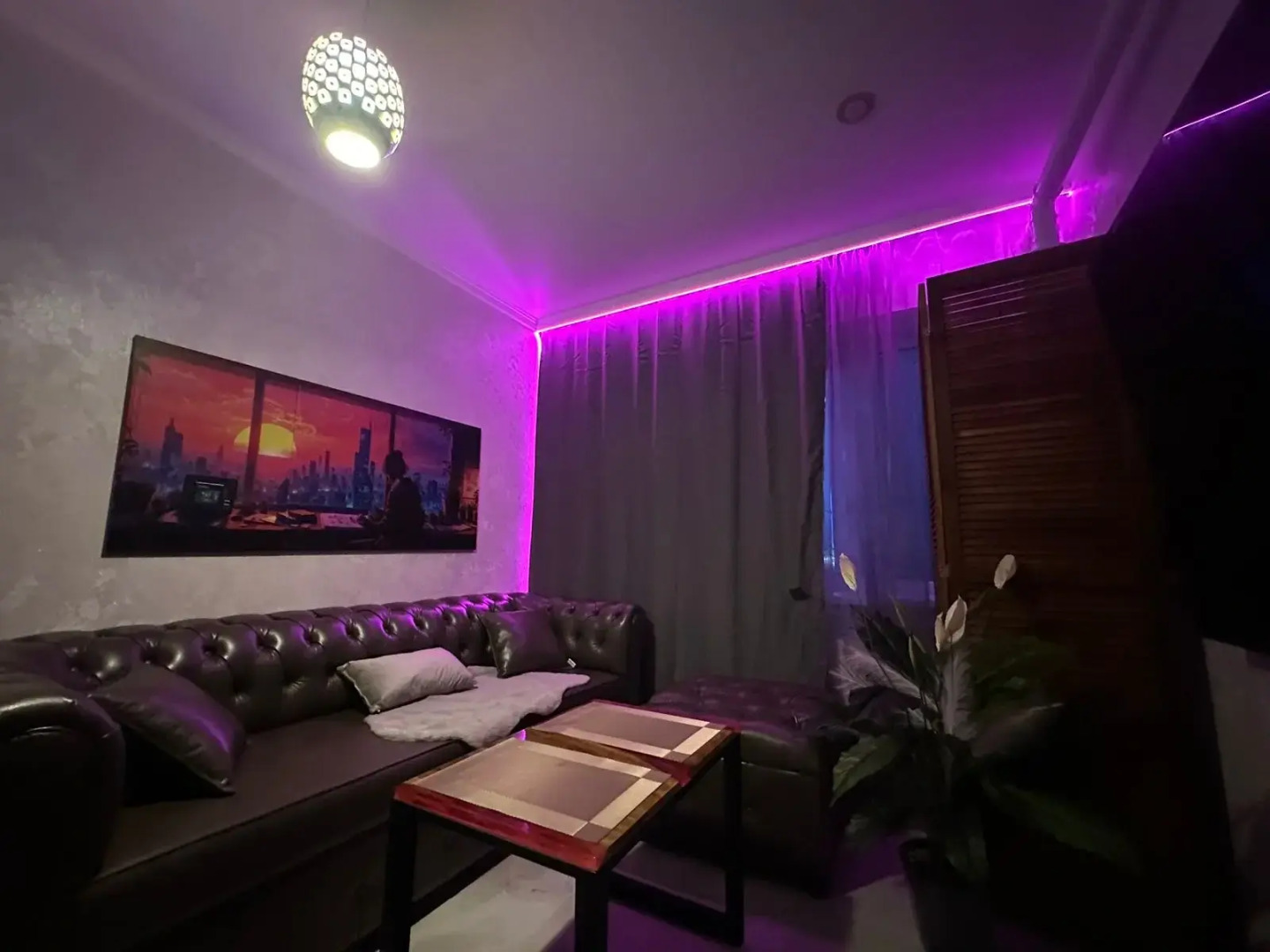 Квартира Стильная Студия с Видом на Горы