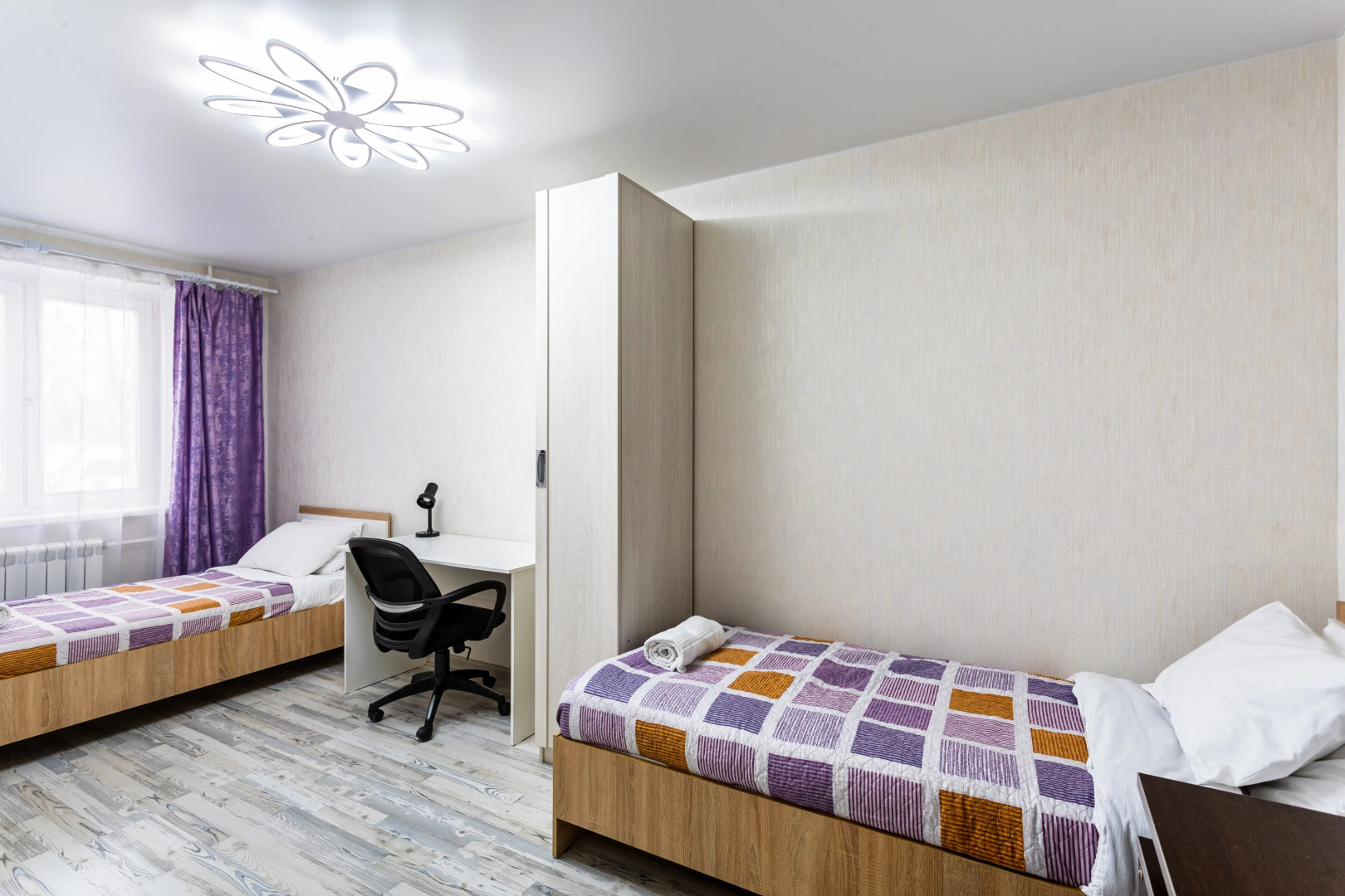 Квартира Большая трехкомнатная квартира в городе Воскресенск