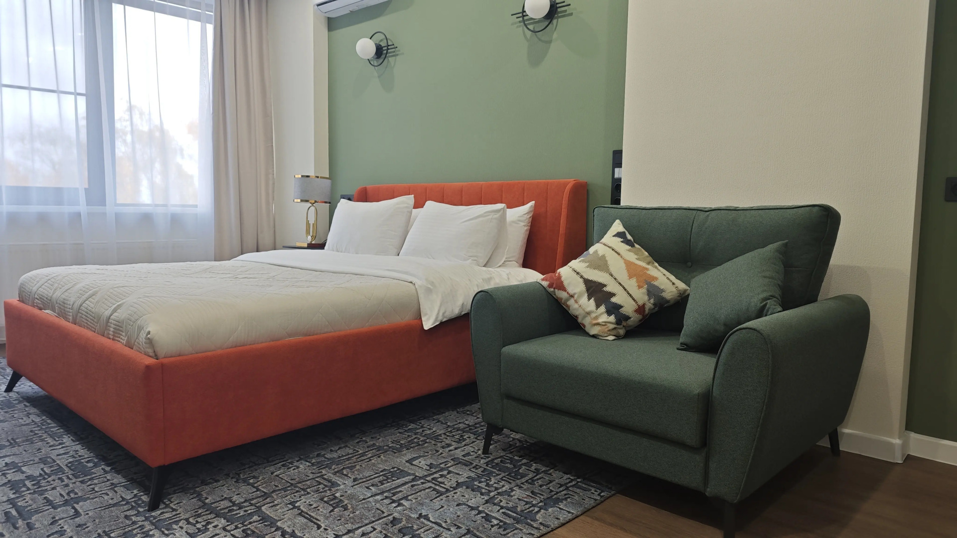 Новая Студия -апартамент с кухней, посудомойкой, стиралкой для двоих + допместо 3 этаж 10 минут от центра Нижнего Новгорода